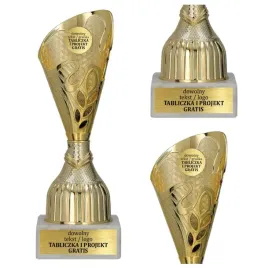 super-cena-sliczny-zdobiony-zloty-puchar-21-cm-personalizacja-gratis