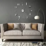 zegar-scienny-3d-diy-srebrny-100cm-eva-stan-nowy
