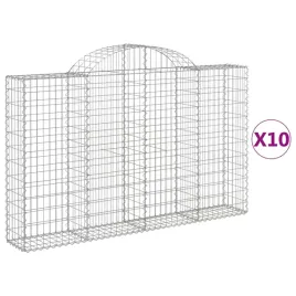 kosze-gabionowe-10-szt-200x30x120-140cm-galwanizowane-zelazo