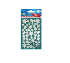 naklejki-srebrne-gwiazdy