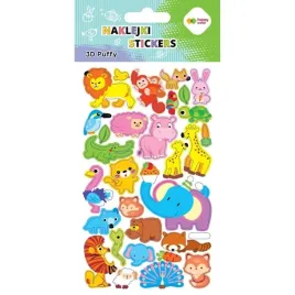 naklejki-3d-puffy-animals-10x20cm-happy-color
