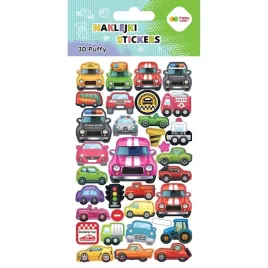 naklejki-3d-puffy-cars-10x20cm-happy-color