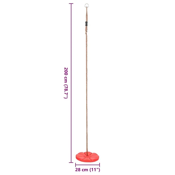 hustawka-dysk-200-cm-czerwona-wiek-dziecka-3-lata