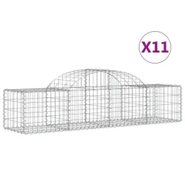 kosze-gabionowe-11-szt-200x50x40-60-cm-galwanizowane-zelazo