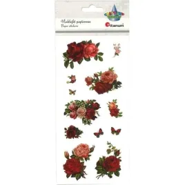 naklejki-papierowe-roze-12szt