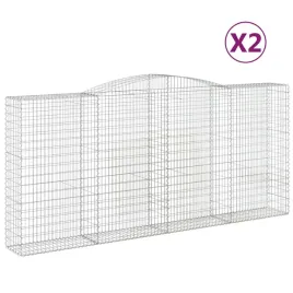 kosze-gabionowe-2-szt-400x50x180-200cm-galwanizowane-zelazo
