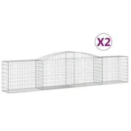kosze-gabionowe-2-szt-400x50x80-100-cm-galwanizowane-zelazo