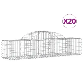 kosze-gabionowe-20-szt-200x50x40-60-cm-galwanizowane-zelazo