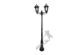lampa-d02-z-kloszem-aluminiowym-2-osw-zeliwna-zeliwo-stojaca