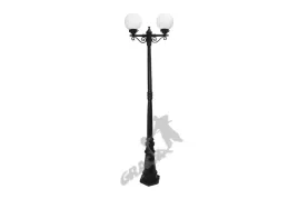 lampa-d13-z-kula-szklana-2-osw-zeliwna-zeliwo-stojaca