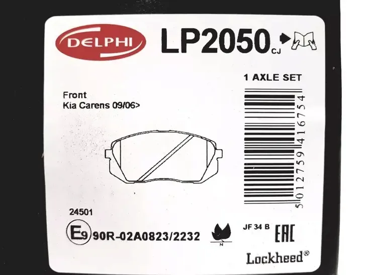 delphi-klocki-hamulcowe-przod-lp2050-stan-nowy