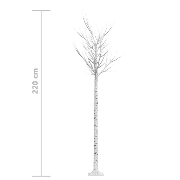 swiateczne-drzewko-led-220-cm-biale-ip44-stan-nowy-kolor-bialy