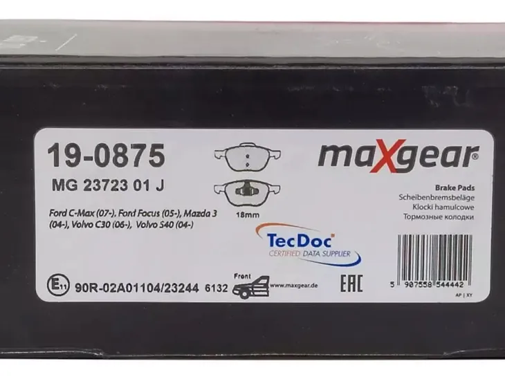 maxgear-klocki-hamulcowe-19-0875-stan-nowy