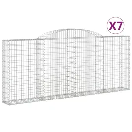 kosze-gabionowe-7-szt-300x30x120-140-cm-galwanizowane-zelazo