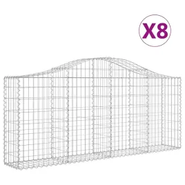 kosze-gabionowe-8-szt-200x30x80-100-cm-galwanizowane-zelazo