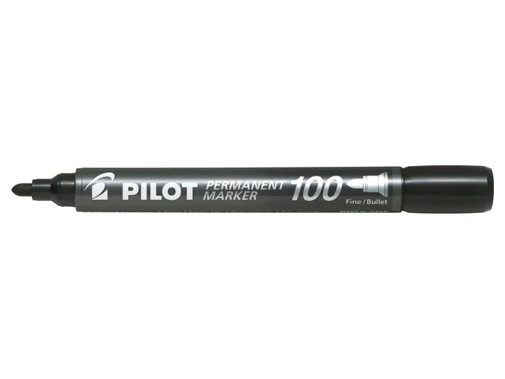 marker-permanentny-pilot-100-czarny-okragla-pentel