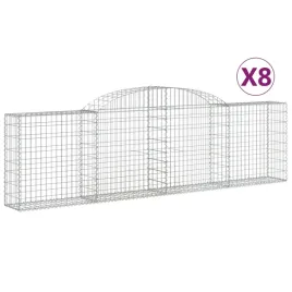 kosze-gabionowe-8-szt-300x30x80-100-cm-galwanizowane-zelazo
