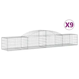 kosze-gabionowe-9-szt-300x50x40-60-cm-galwanizowane-zelazo