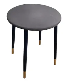 taboret-trix-al11-szary-podstawa-czarna-zlota