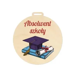 med049-uv-medal-z-nadrukiem-absolwent-szkoly-biret-i-ksiazki