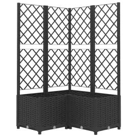 donica-ogrodowa-z-kratka-czarna-pp-80x80x136-cm