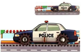 auto-policja-tryby-zebatki-tablicy-manipulacyjnej