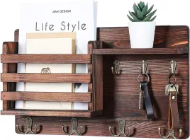 wieszak-polka-wiszaca-na-ubrania-drewno-organizer-na-klucze-do-przedpokoju