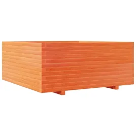 donica-ogrodowa-woskowy-braz-110x110x495-cm-drewno-sosnowe