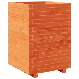 donica-ogrodowa-woskowy-braz-50x50x725-cm-drewno-sosnowe