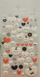 naklejki-ozdobne-wypukle-serca