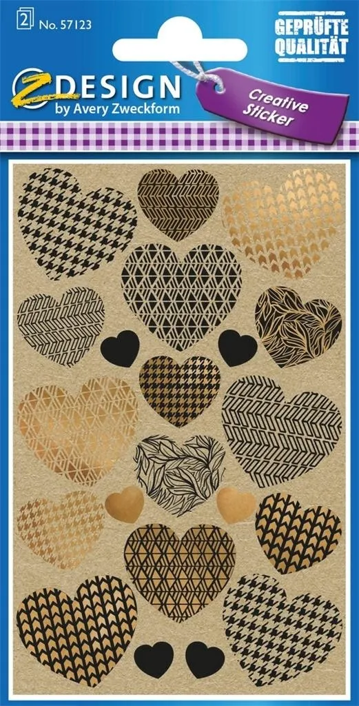 naklejki-papierowe-serca