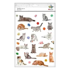 naklejki-papierowe-koty-kwiaty-32szt