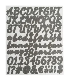 naklejki-z-brokat-litery-cyfry-znaki-czarne-83szt