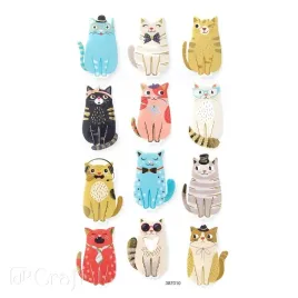 naklejki-z-pianki-koty-12szt