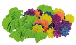 naklejki-z-pianki-kwiatki-58szt