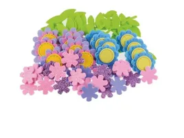 naklejki-z-pianki-kwiatki-85szt