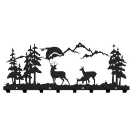 metalowy-wieszak-scienny-na-ubrania-i-klucze-loft-jelen-las-sarny-czarny