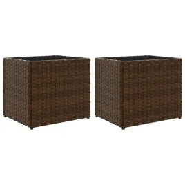 donice-ogrodowe-2-szt-brazowe-36x30x32-cm-polirattan