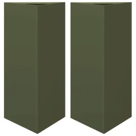 donice-ogrodowe-2-szt-oliwkowe-trojkatne-40x345x70-cm