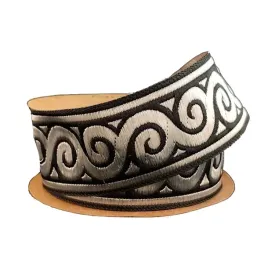 tasma-zakardowa-35061-czarna-srebrna-35cm