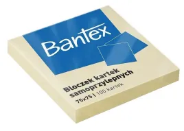 bloczek-samoprzylepny-75x75mm-100k-zolty-bantex
