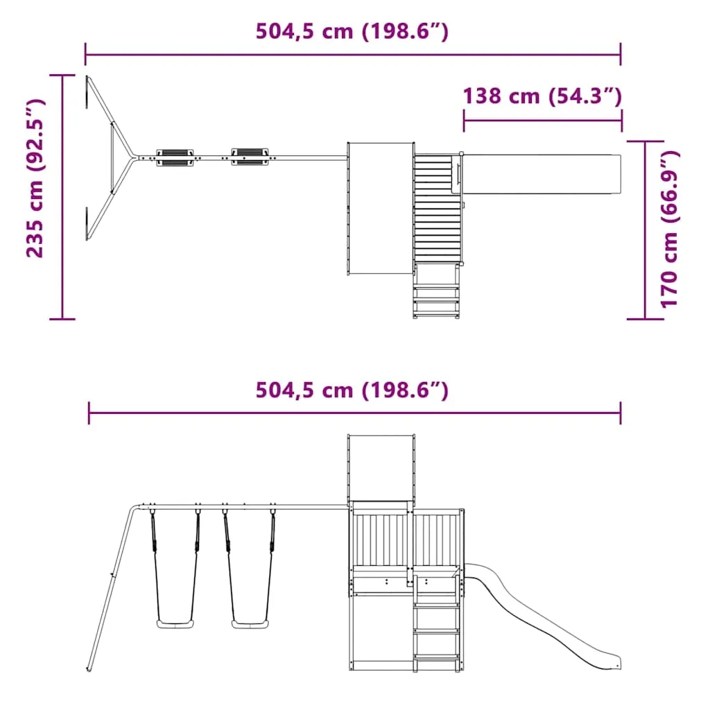 plac-zabaw-do-ogrodu-lite-drewno-sosnowe-stan-nowy