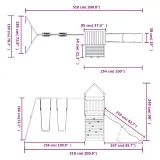 plac-zabaw-do-ogrodu-lite-drewno-sosnowe-marka-vidaxl-stan-nowy