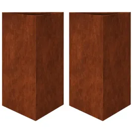 doniczki-ogrodowe-2-szt-trojkatne-50x43x75-cm-stal-kortenowska