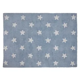 120x160cm-blue-stars-eko-dywan-bawelniany-bialy