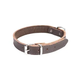 obroza-ze-skory-podszyta-filcem-dla-psa-classic-25-34-cm-brazowy