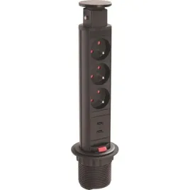 przedluzacz-wpuszczany-chowany-w-blat-czarny-tuba-2usb-3-gniazda