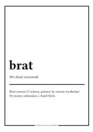 slownik-wyrazow-bardzo-bliskich-brat-plakat-594x841-cm