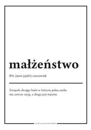 slownik-wyrazow-bardzo-bliskich-malzenstwo-plakat-70x100-cm
