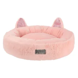 legowisko-okragle-hugme-srednica-50-cm-rozowy